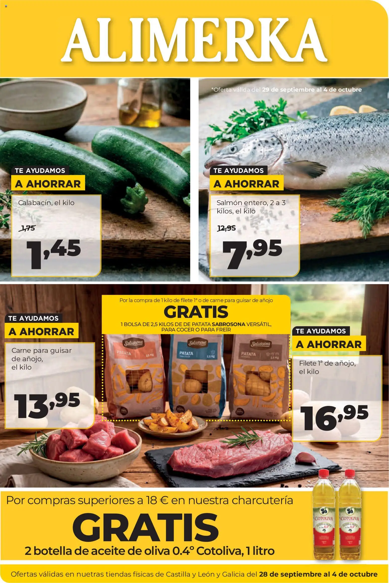 Vista previa del folleto de la tienda Alimerka válido desde el 28/09/2026 
