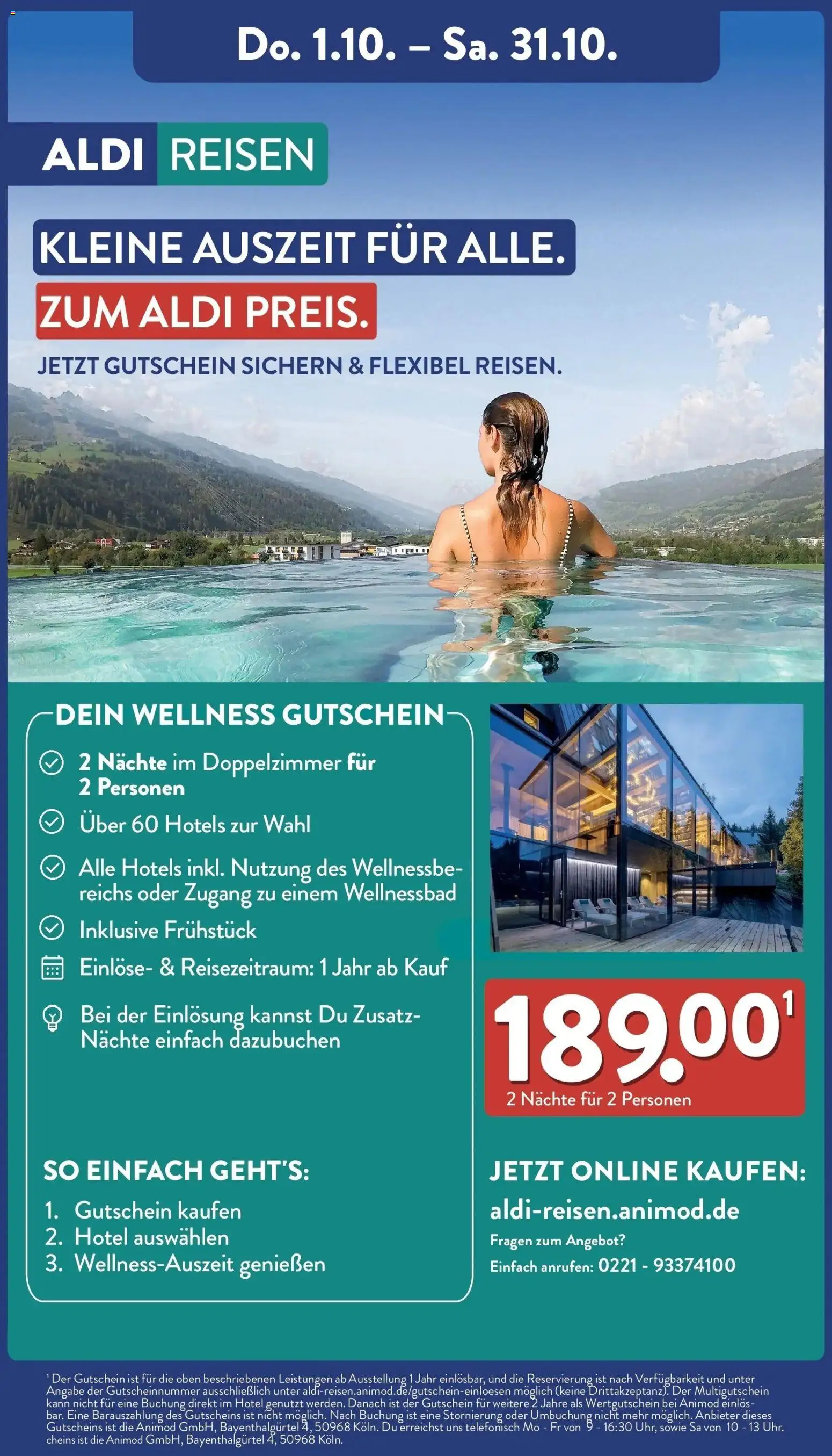 Vorschau von dem Prospekt des Geschäftes Aldi, gültig ab dem 26.10.2026