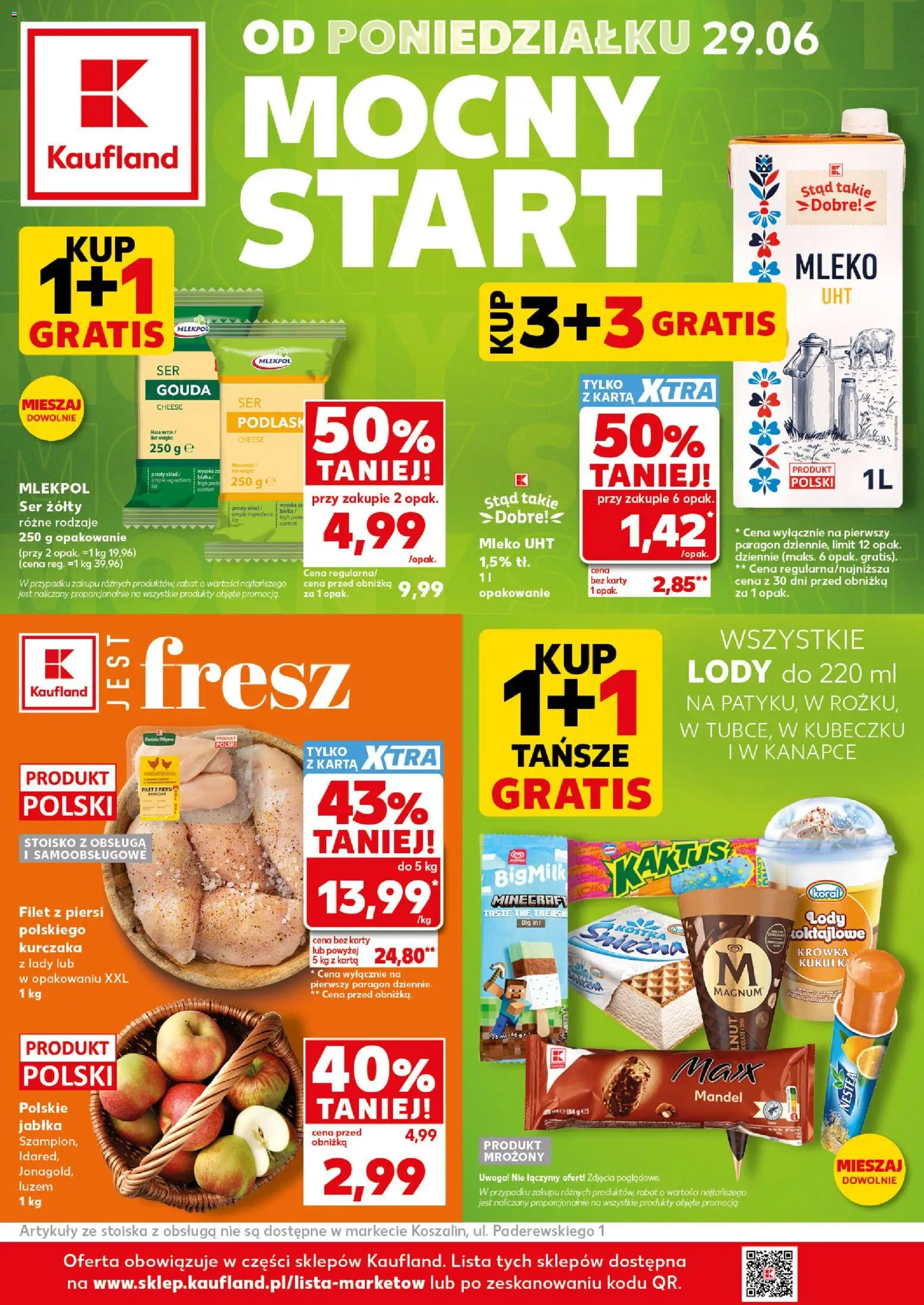 Náhled nabídky: Kaufland Polsko Kaufland Polsko leták - Mocny start platný od 29.06.2026