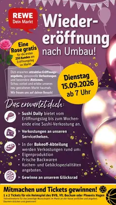Vorschau von dem Prospekt des Geschäftes Rewe, gültig ab dem 14.09.2026