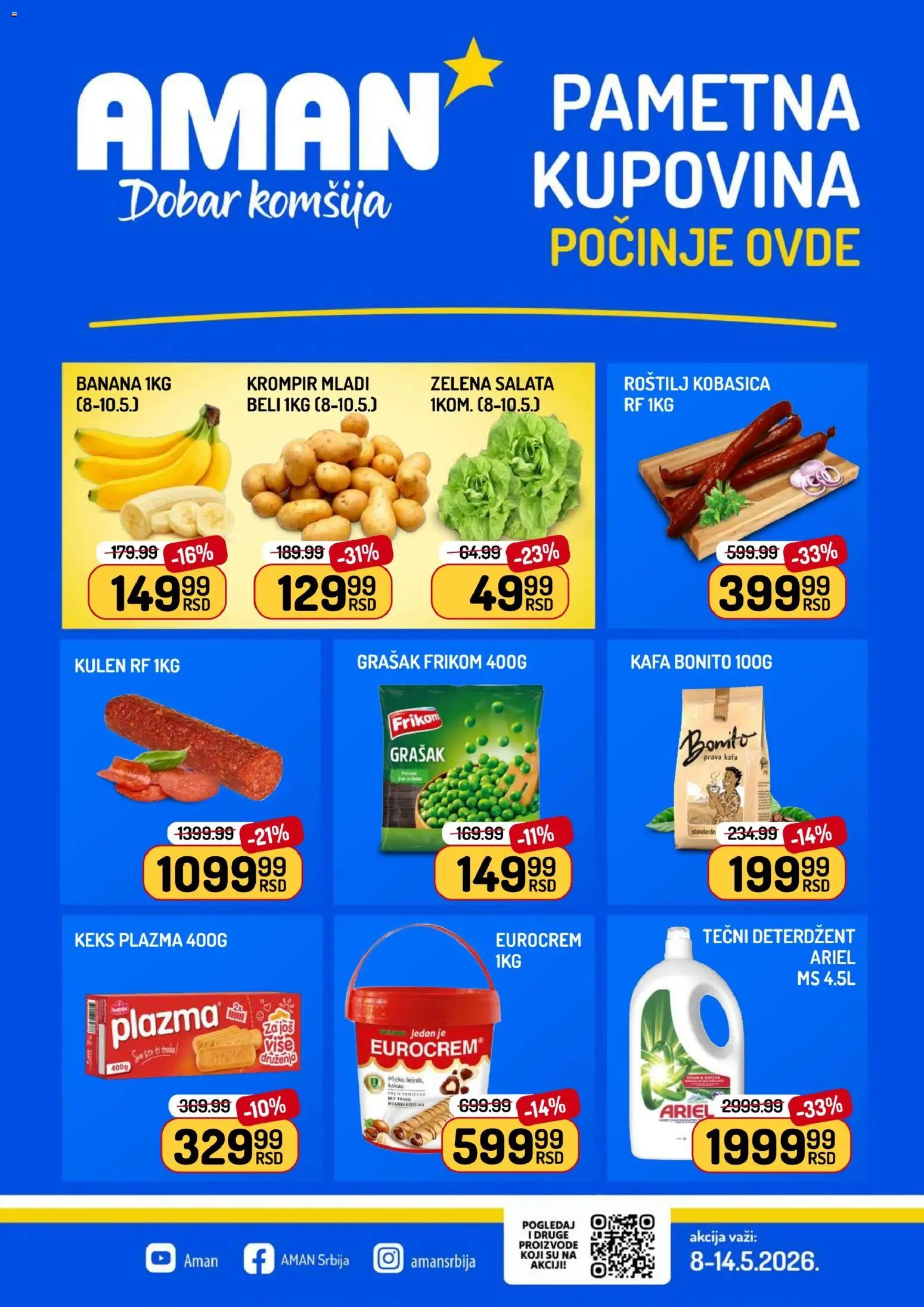Pregled Aman kataloga - važi od 08.05.2026