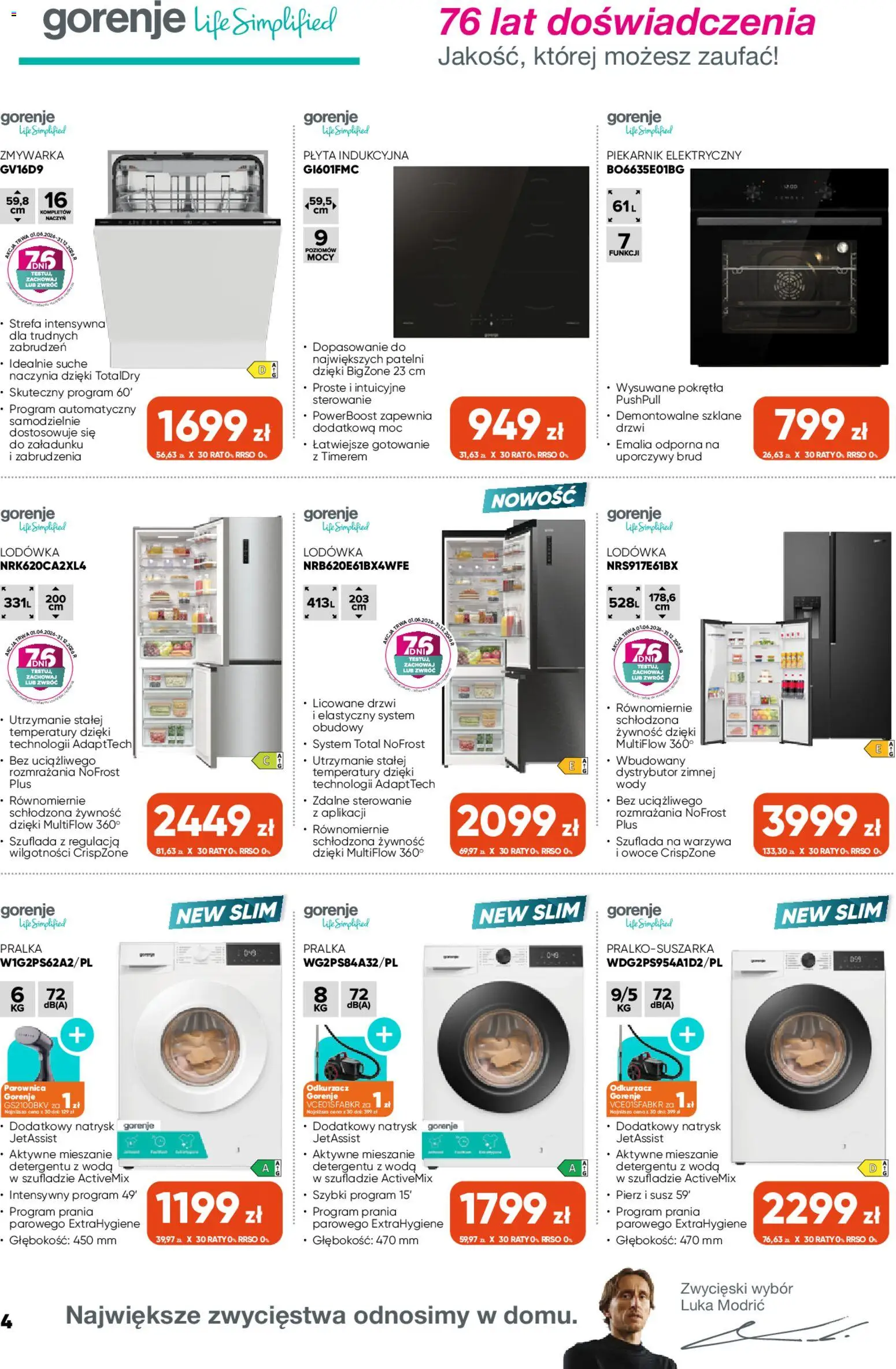 Pogląd gazetki "Max elektro gazetka" ze sklepu Max elektro ważnej od 01.10.2026 - Lodówka, Pralka, Odkurzacz, Woda, Drzwi, Zmywarka, Warzywa, Żywność