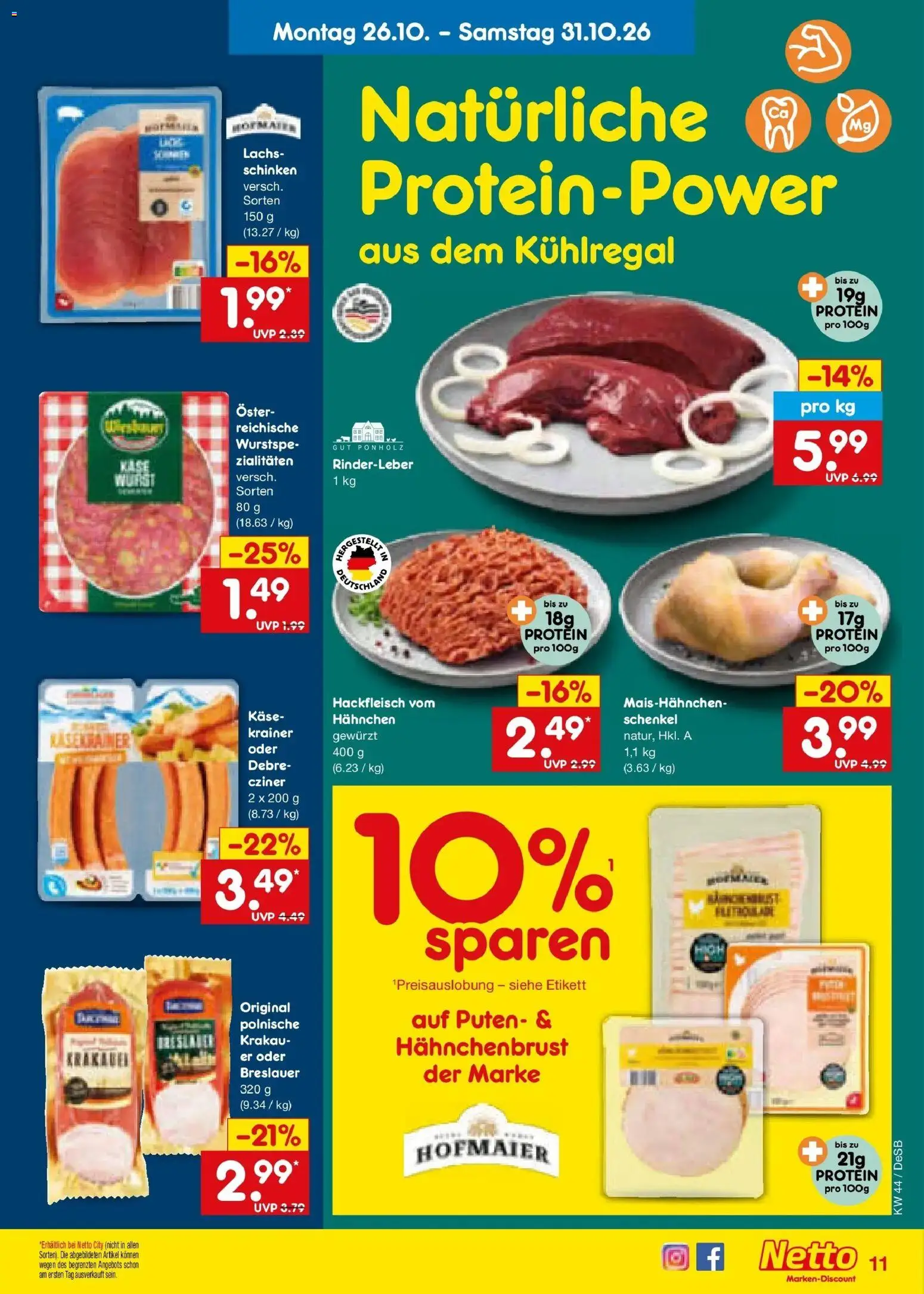 Vorschau von dem Prospekt des Geschäftes Netto Marken-Discount, gültig ab dem 26.10.2026