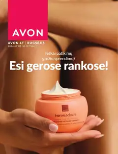 AVON parduotuvės leidinio AVON leidinys galiojančio nuo 2026.09.01 peržiūra