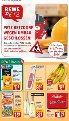 Vorschau von dem Prospekt des Geschäftes Rewe, gültig ab dem 10.08.2026
