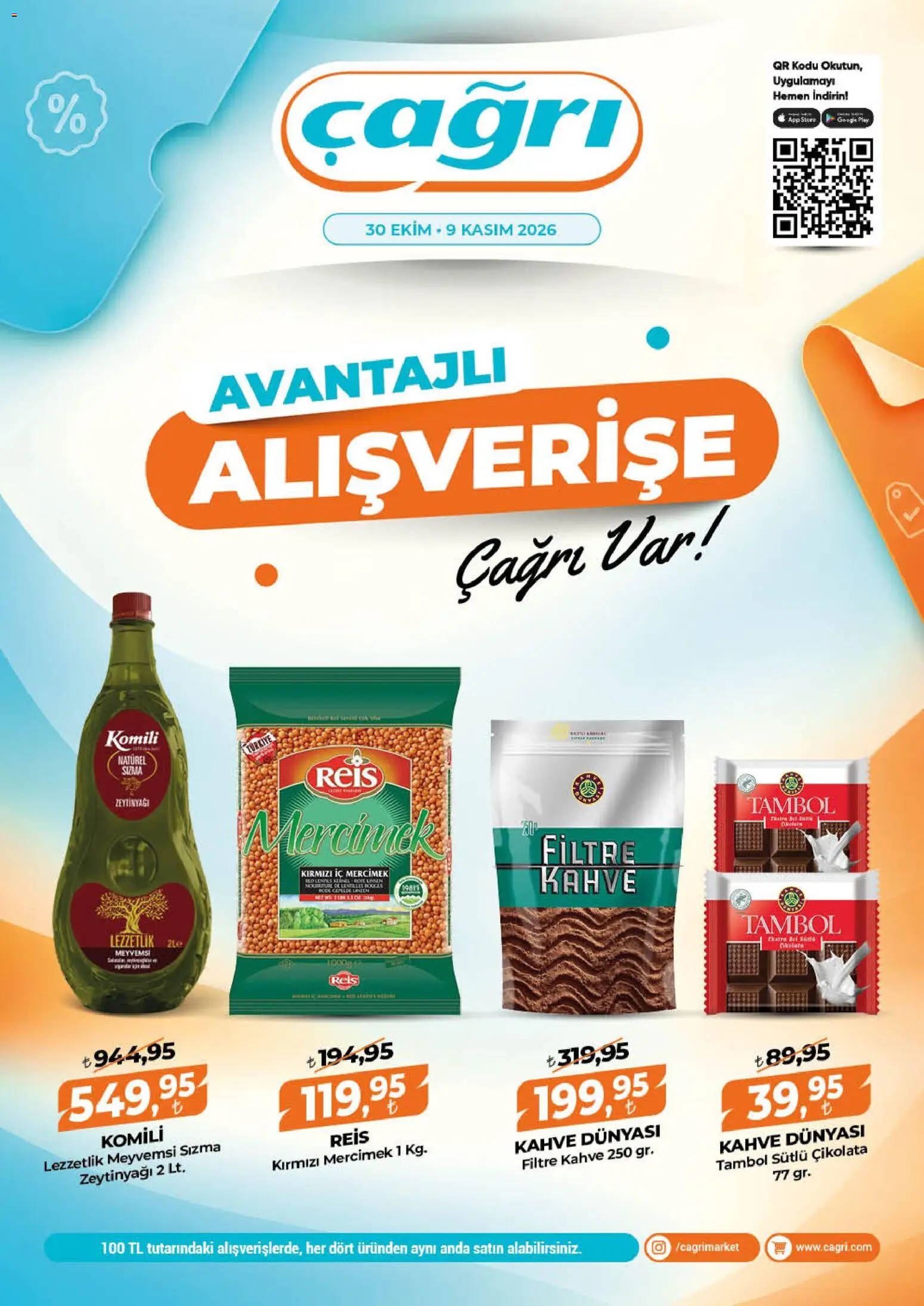 Çağrı Market Çağrı Market Katalog 30.10.2026 - Broşürünün önizlemesi