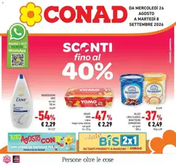 Anteprima dell'opuscolo Conad volantino Milano dal negozio Conad valido da 26/08/2026