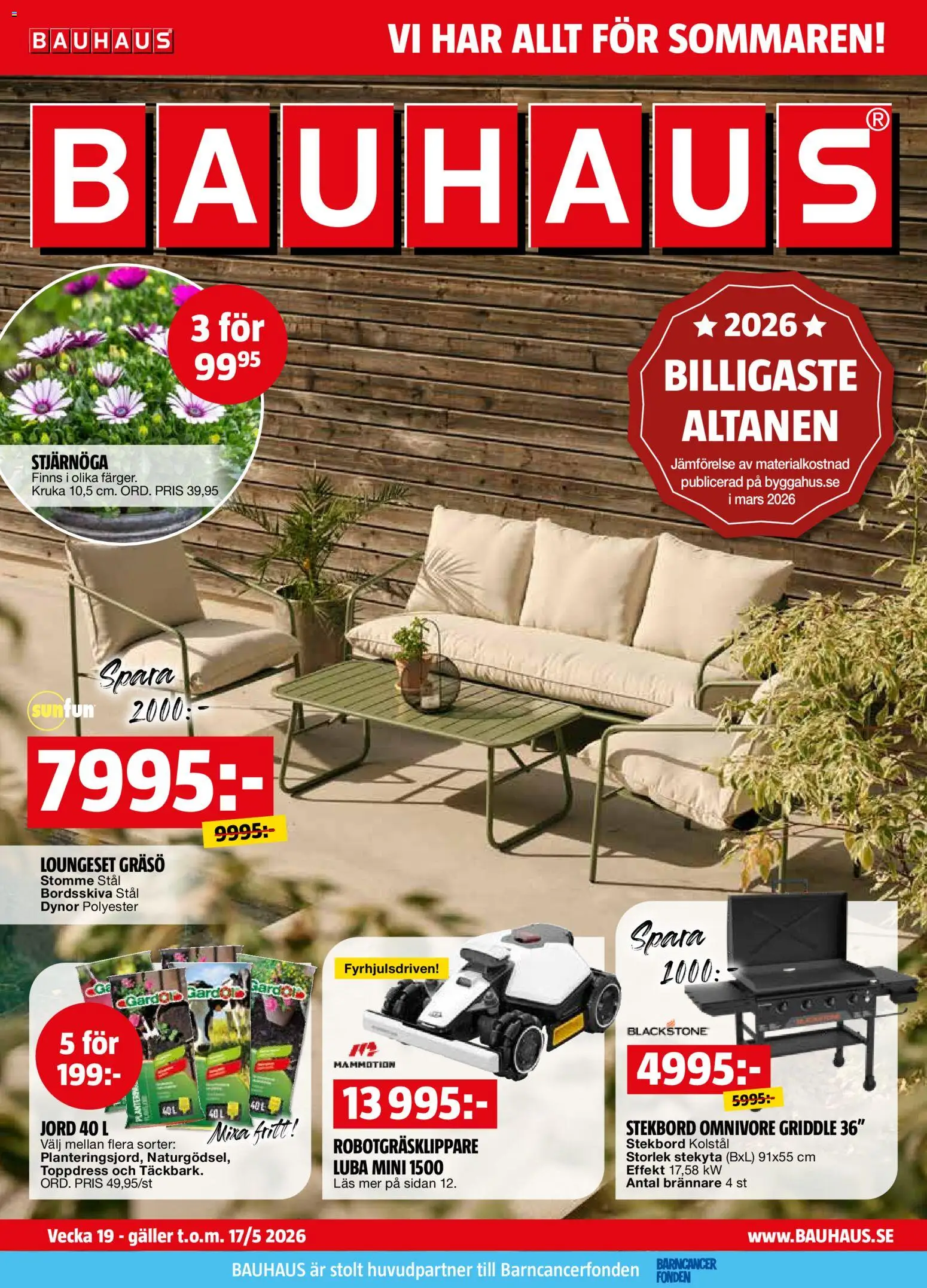 Förhandsgranska reklamblad Bauhaus erbjudanden från butik Bauhaus gäller från 01/05/2026