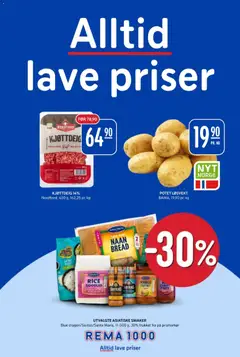 Forhåndsvis Rema 1000 kundeavis fra butikk Rema 1000 gyldig fra 21/09/2026