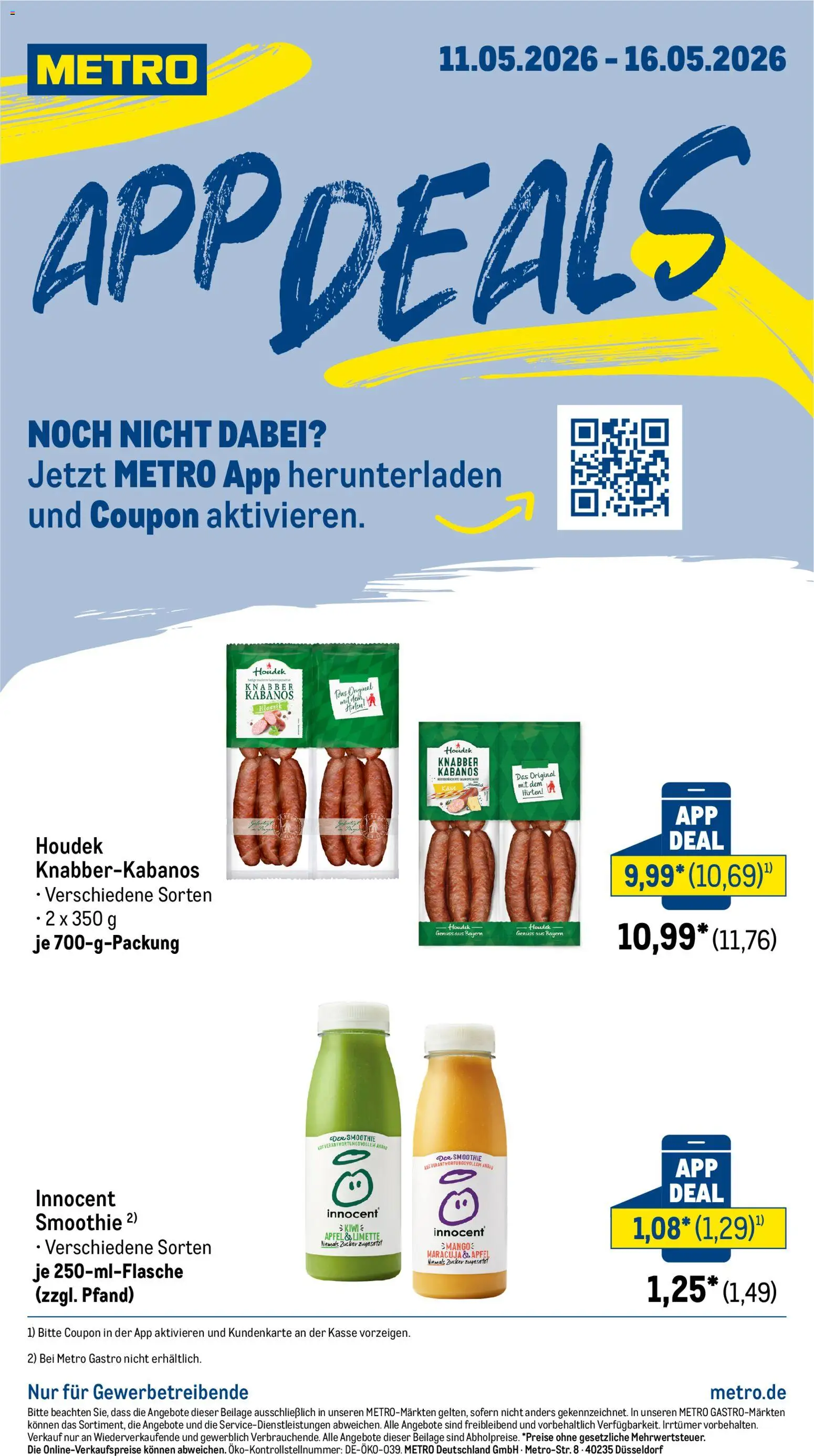 Vorschau von dem Prospekt des Geschäftes Metro, gültig ab dem 11.05.2026