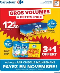 Prévisualisation de Carrefour Gros volumes, petits prix du magasin Carrefour formulaire valide 20/08/2026