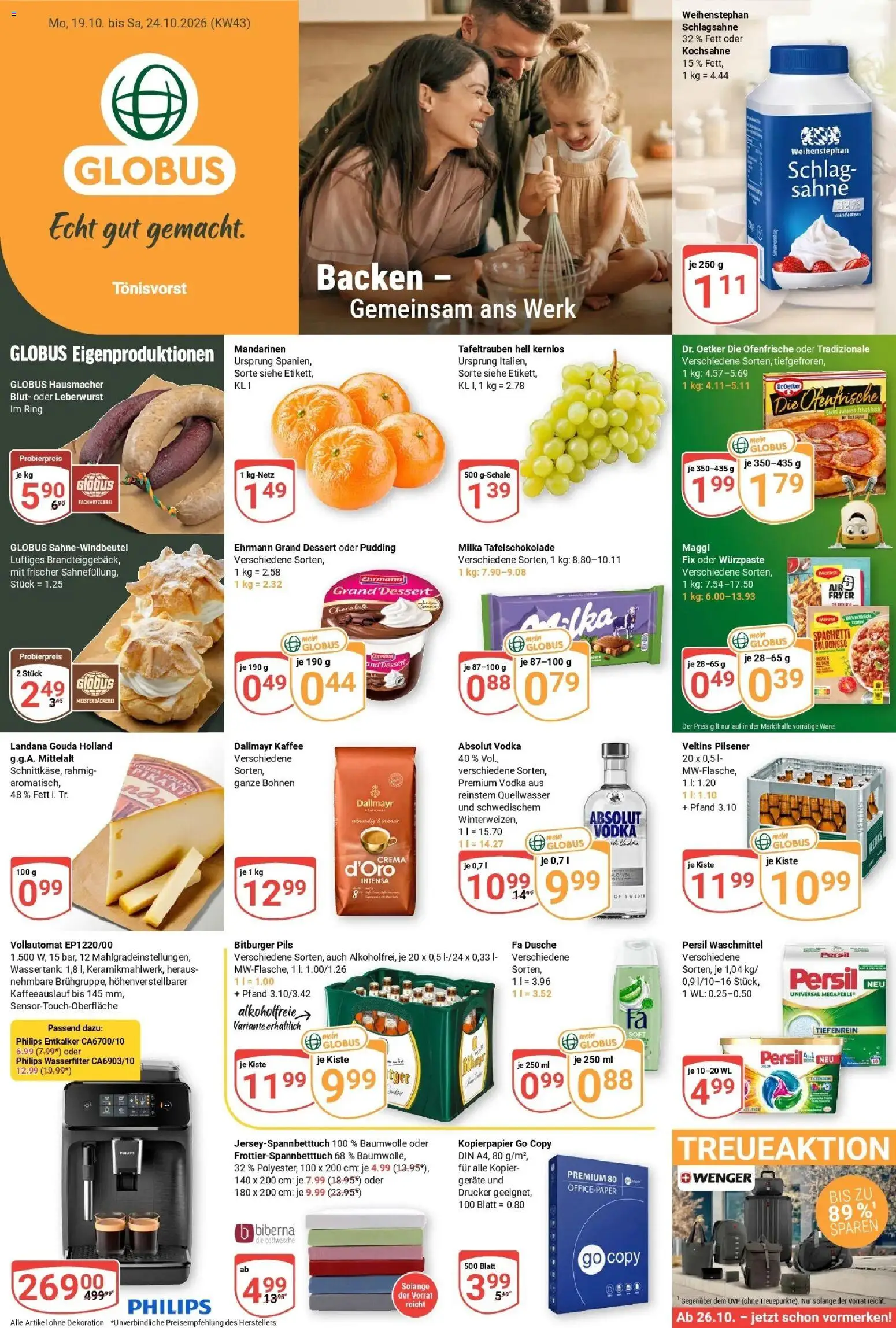 Vorschau von dem Prospekt des Geschäftes Globus, gültig ab dem 19.10.2026