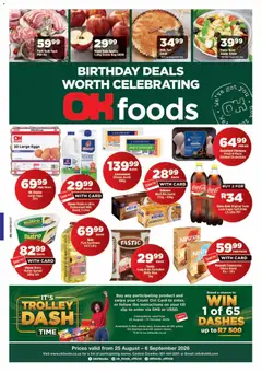 Preview of OK Foods flyer valid from 25/08/2026