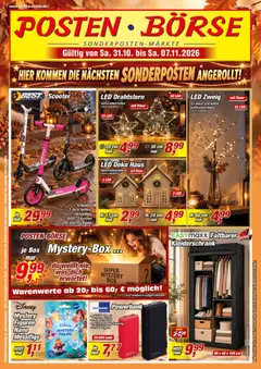 Vorschau von dem Prospekt des Geschäftes Posten Börse, gültig ab dem 31.10.2026