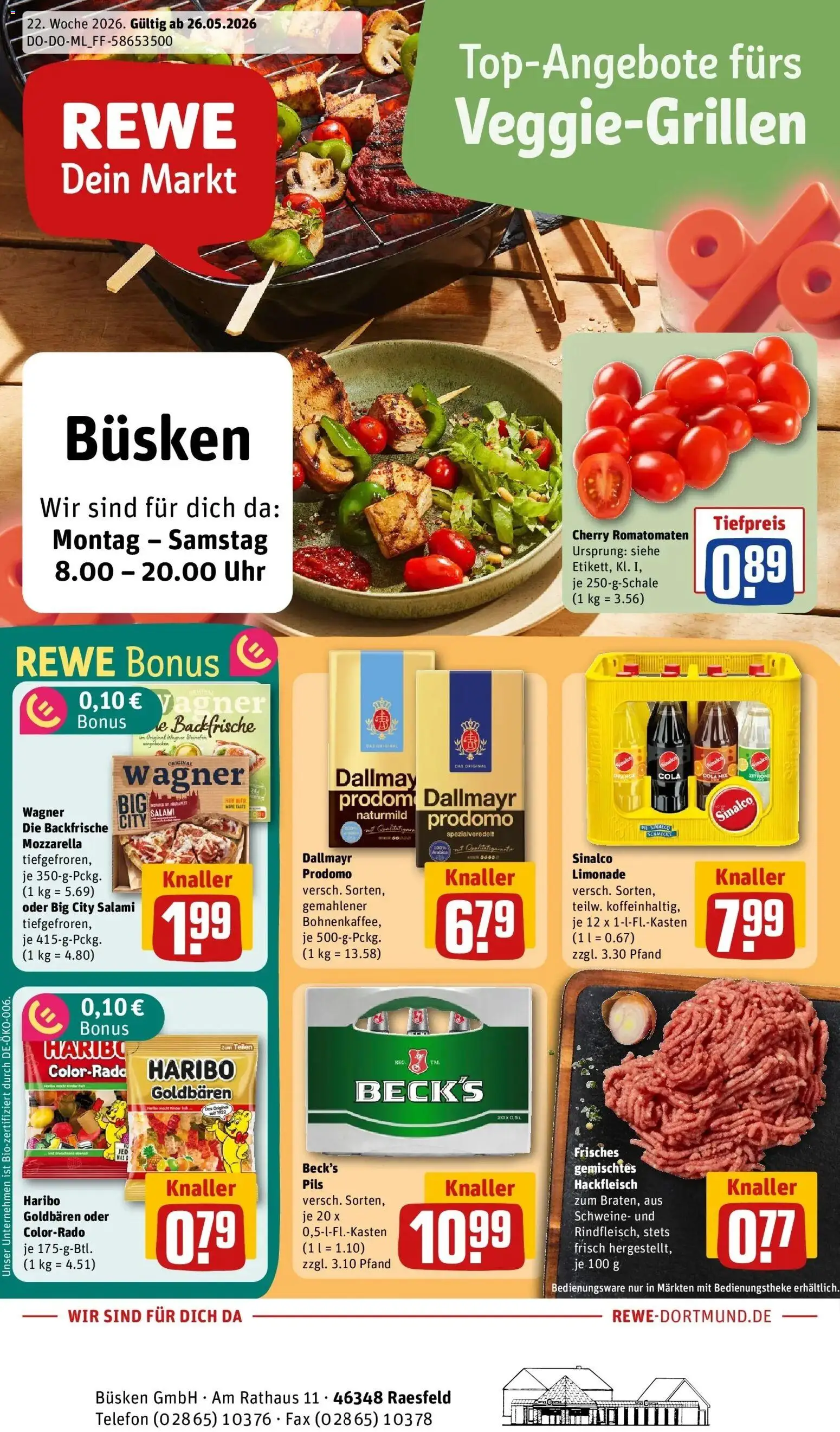 Vorschau von dem Prospekt des Geschäftes Rewe, gültig ab dem 26.05.2026