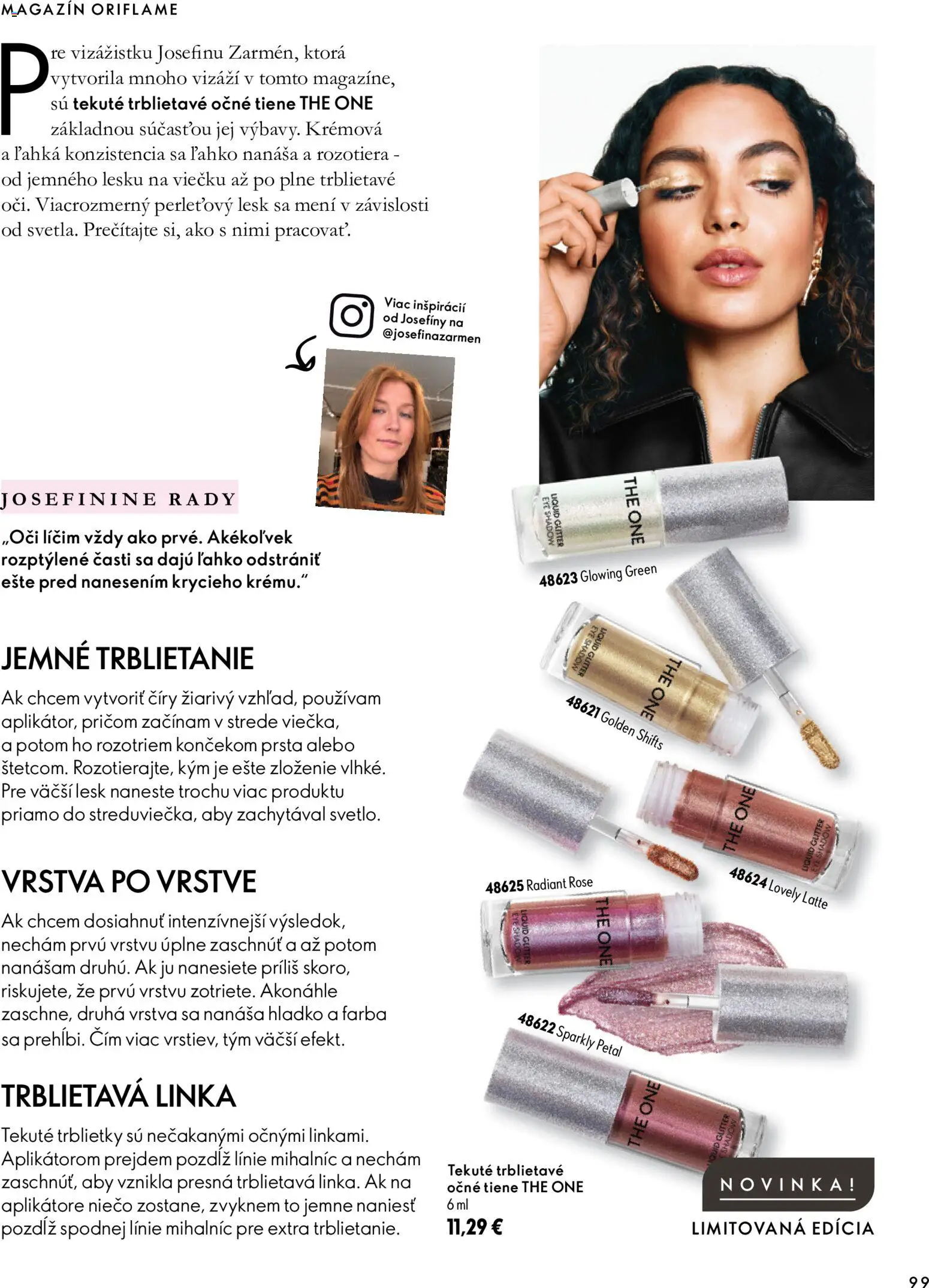 Náhľad Oriflame letáku platného od 30.09.2026 - Očné tiene