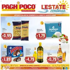 Anteprima dell'opuscolo Paghi Poco volantino dal negozio Paghi Poco valido da 21/08/2026