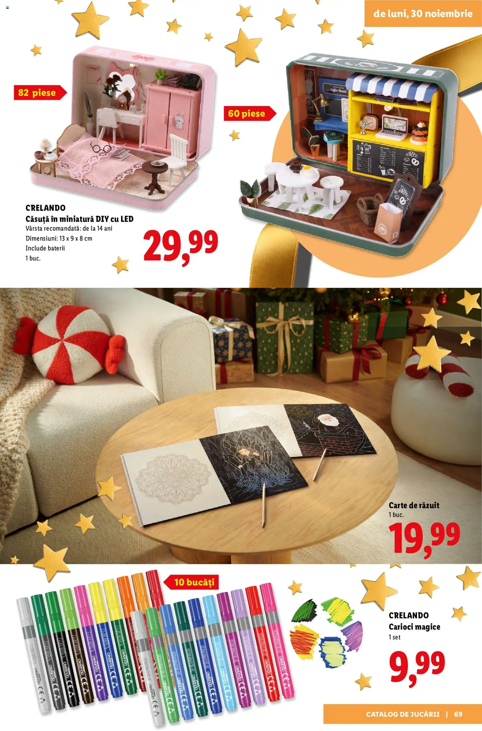 Previzualizarea de cataloage: Lidl Lidl Catalog De jucării valabil de la 02.11.2026 - Magic, LED, Baterii, Casuta