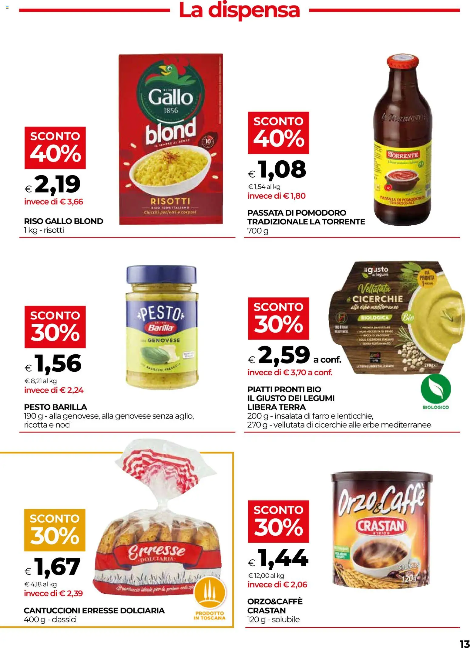 Anteprima dell'opuscolo COOP volantino Firenze dal negozio COOP valido da 03/09/2026 - Caffè, Piatti, Insalata, Riso, Barilla, Legumi, Passata di pomodoro, Piatti pronti