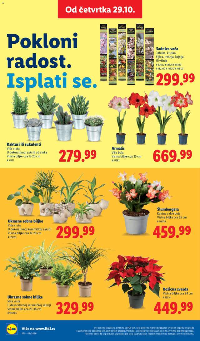 Novi Lidl katalog od 29.10.
