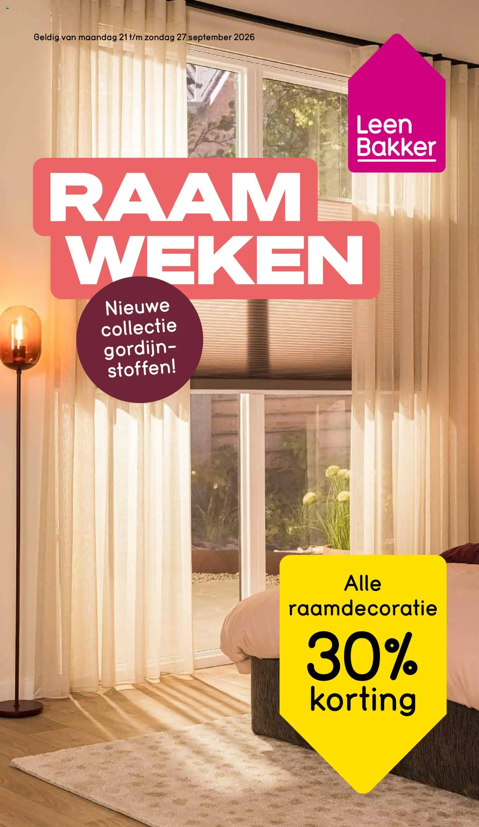 Voorbeeld van Leen Bakker folder van winkel Leen Bakker geldig vanaf 21-09-2026