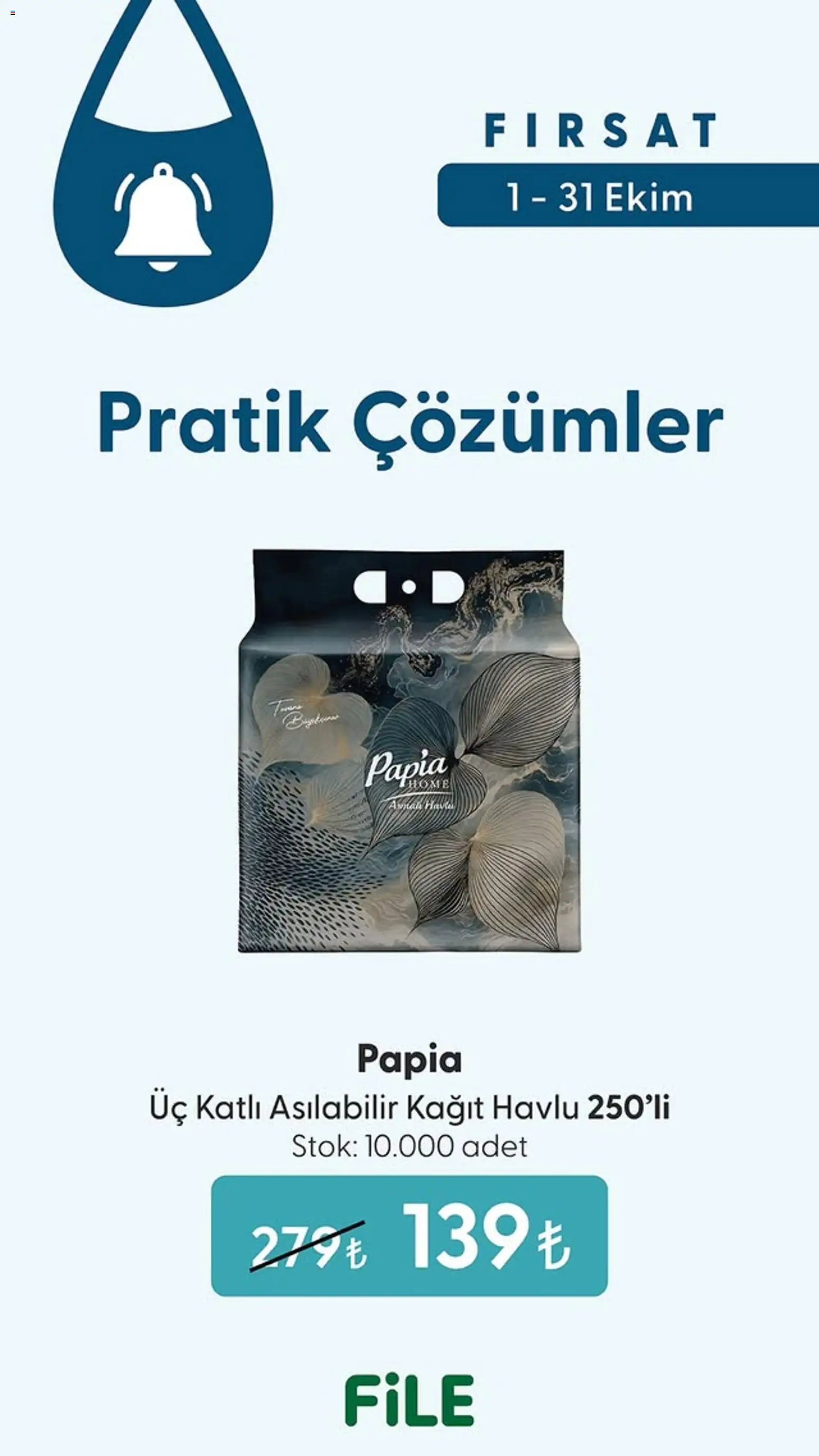 File Market File Market Katalog 14.10.2026 - Broşürünün önizlemesi - Kağıt havlu