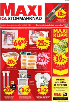 Förhandsgranska reklamblad Stockholm från butik ICA Maxi gäller från 04/05/2026