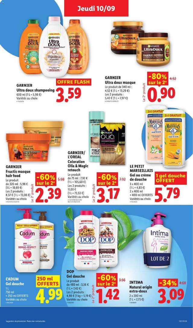 Nouveau catalogue Lidl à partir du 10/09