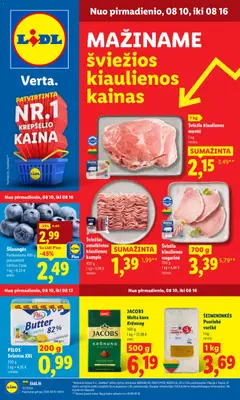 LIDL parduotuvės leidinio LIDL leidinys galiojančio nuo 2026.08.10 peržiūra