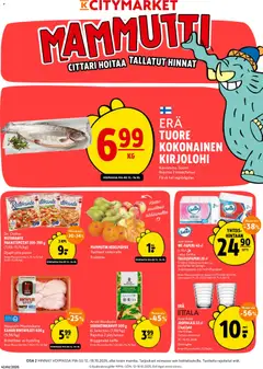 Kaupan K-Citymarket K-Citymarket tarjoukset esikatselu, voimassa 12/10/2026