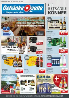 Vorschau von dem Prospekt des Geschäftes Getränke Quelle, gültig ab dem 14.09.2026