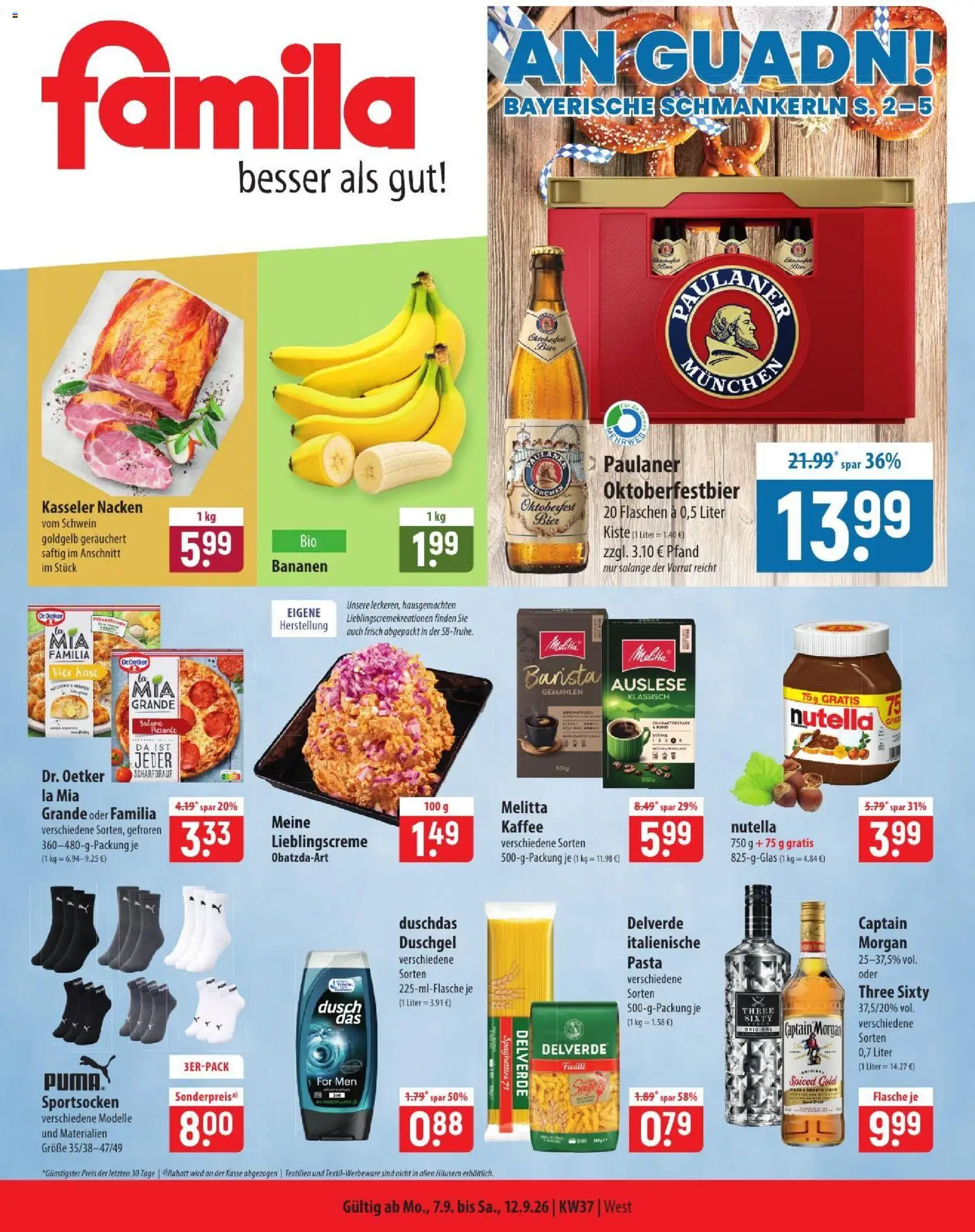 Vorschau von dem Prospekt des Geschäftes Famila, gültig ab dem 07.09.2026