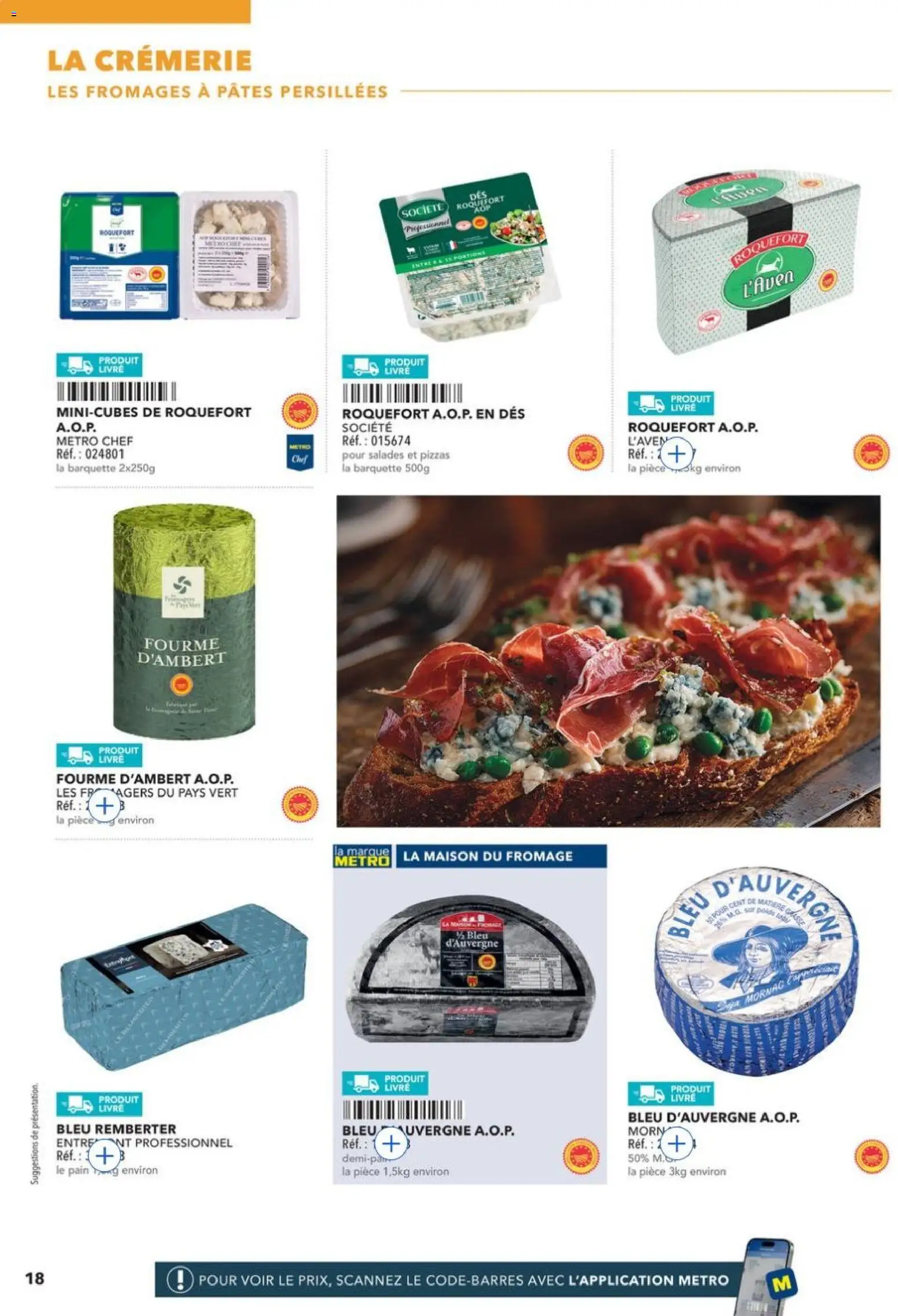 Prévisualisation de METRO - Guide Italie du magasin METRO formulaire valide 28/05/2026 - Fromage, Livre, Pain, Pâtes, Poids, Fromage bleu