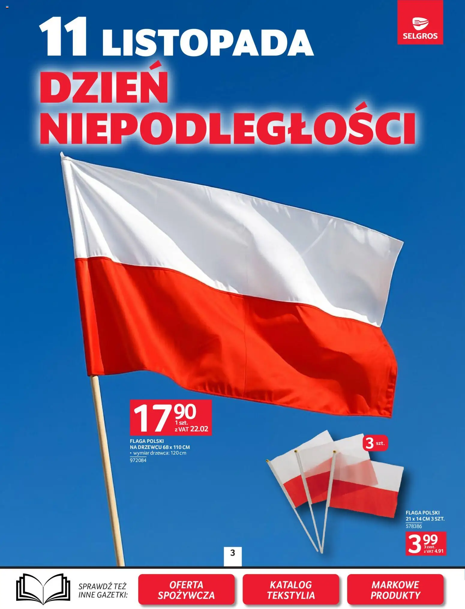 Pogląd gazetki "Selgros cash&carry gazetka - Oferta przemysłowa" ze sklepu Selgros cash&carry ważnej od 22.10.2026 - Tekstylia