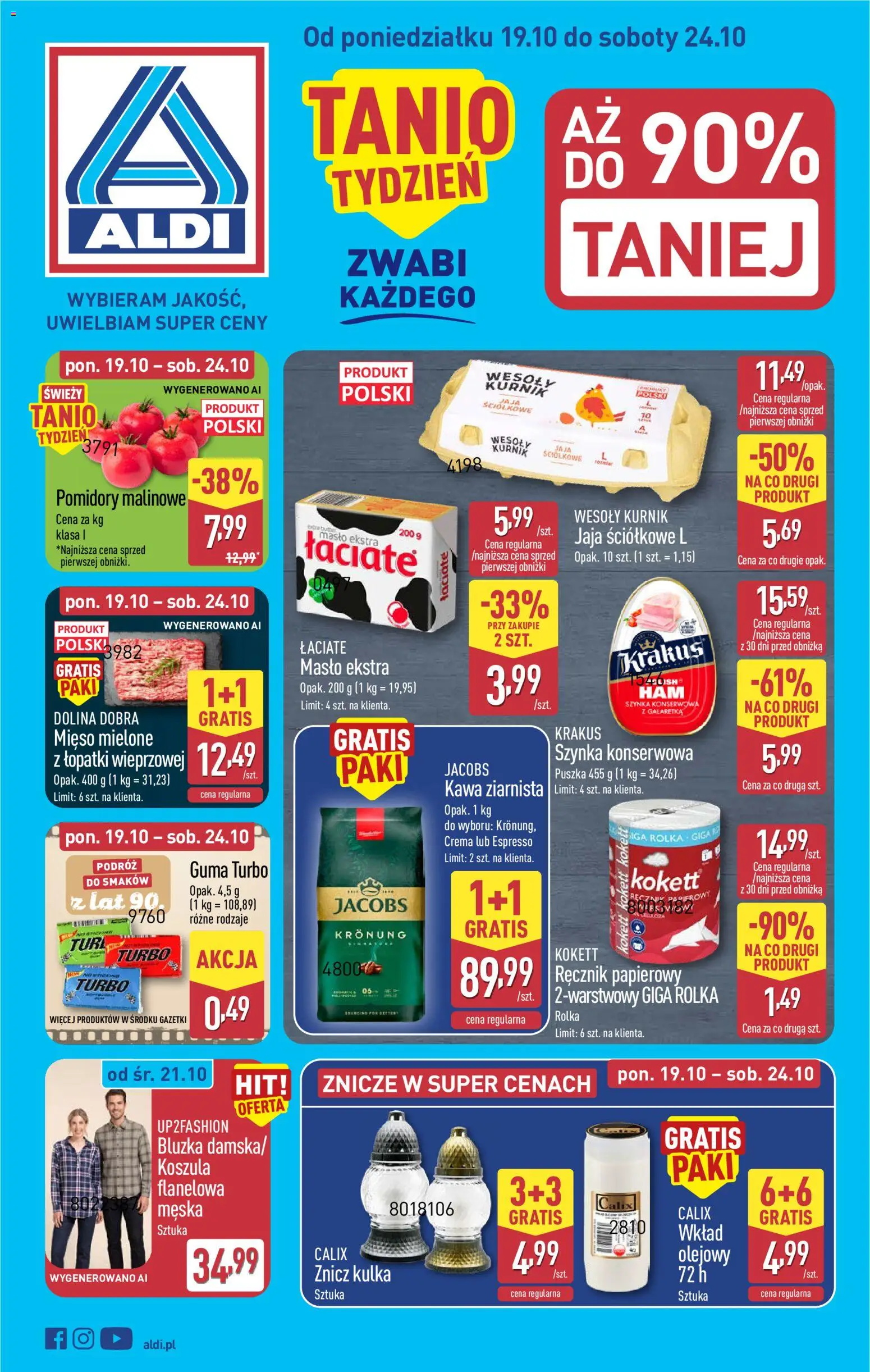 Pogląd gazetki "Aldi gazetka" ze sklepu Aldi ważnej od 19.10.2026