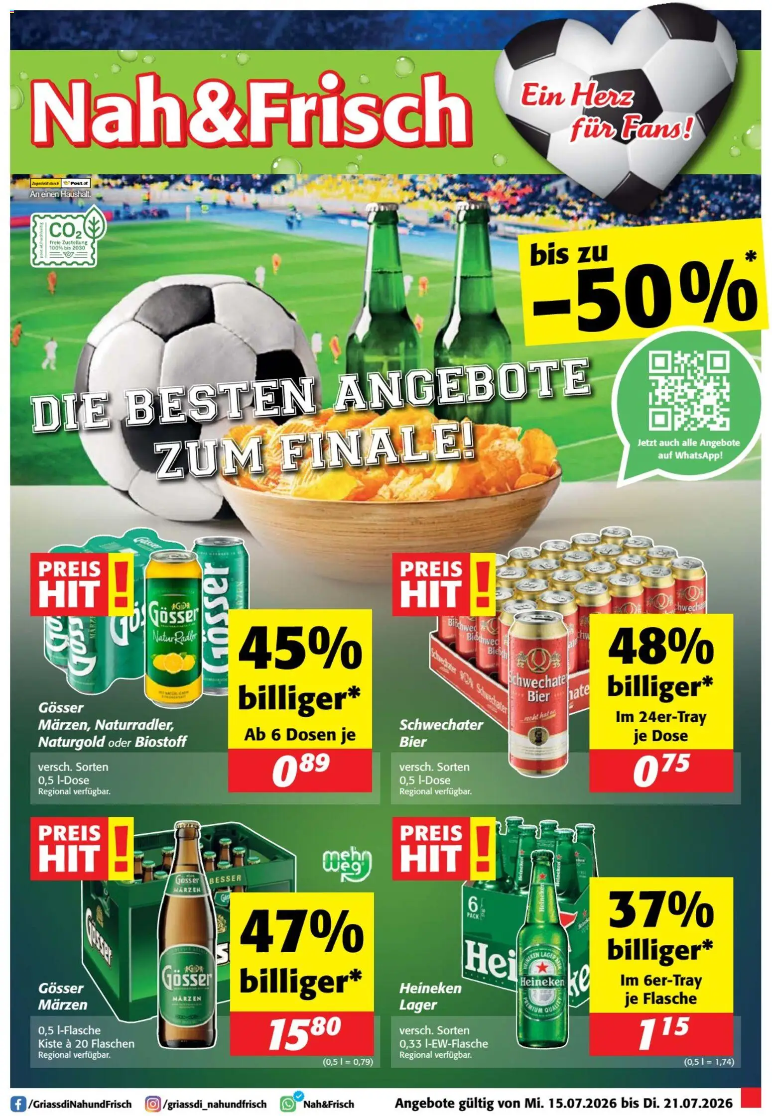 Vorschau der Angebote: Nah und Frisch Nah und Frisch Flugblatt gültig ab 15.07.2026