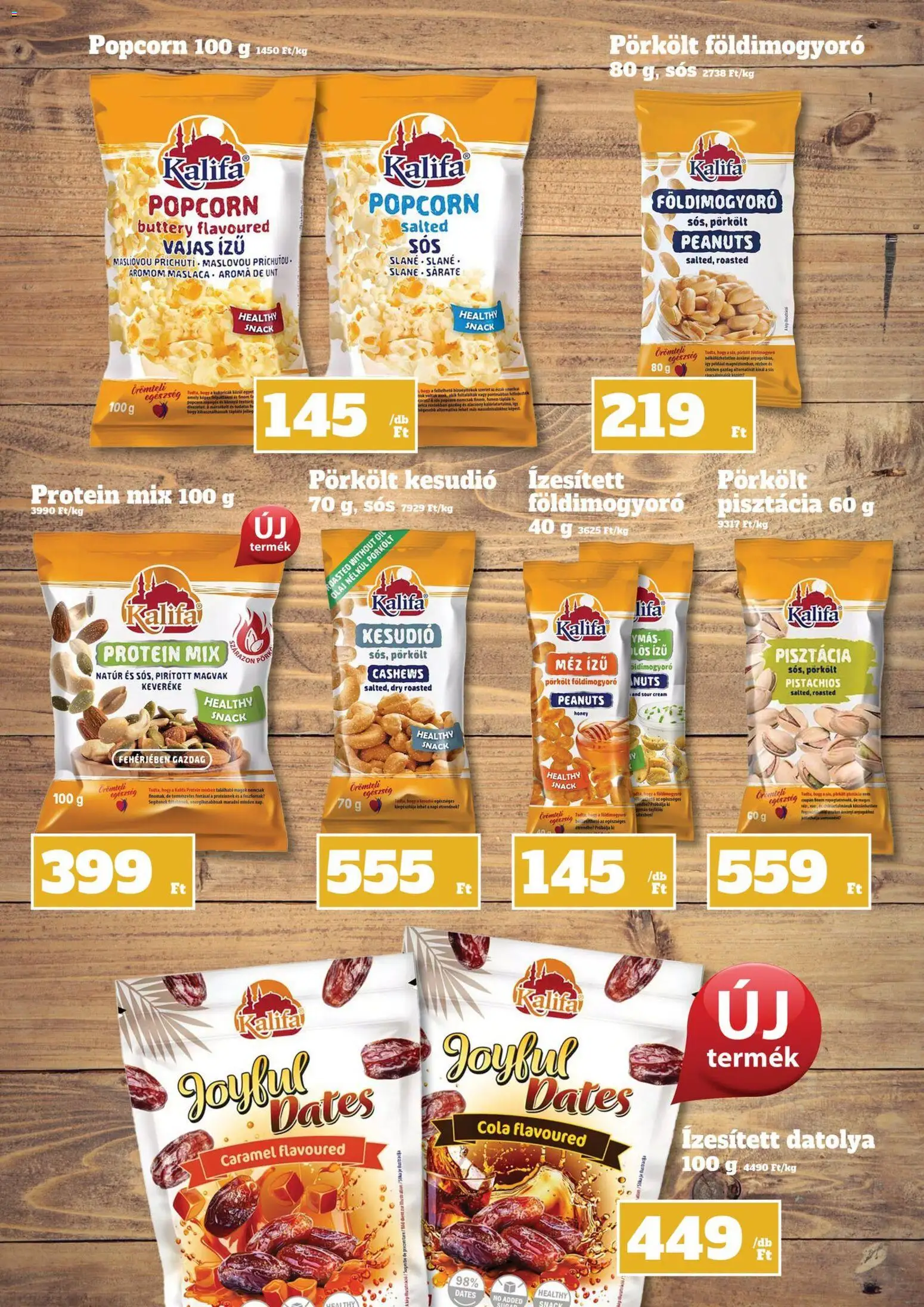 Vil-For - Vil-For akciós újság megtekintése, amely érvényes 2026.09.03.-től - Pisztácia, Pörkölt, Méz, Olaj, Kesudió, Popcorn, Cola, Ízesített