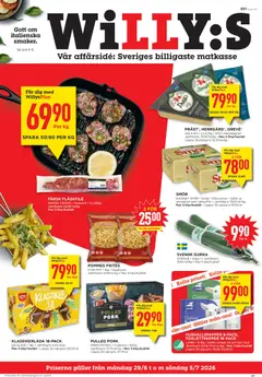 Förhandsgranska reklamblad Willys erbjudanden från butik Willys gäller från 29/06/2026