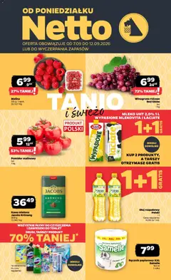 Pogląd gazetki "Netto gazetka od poniedziałku" ze sklepu Netto ważnej od 07.09.2026