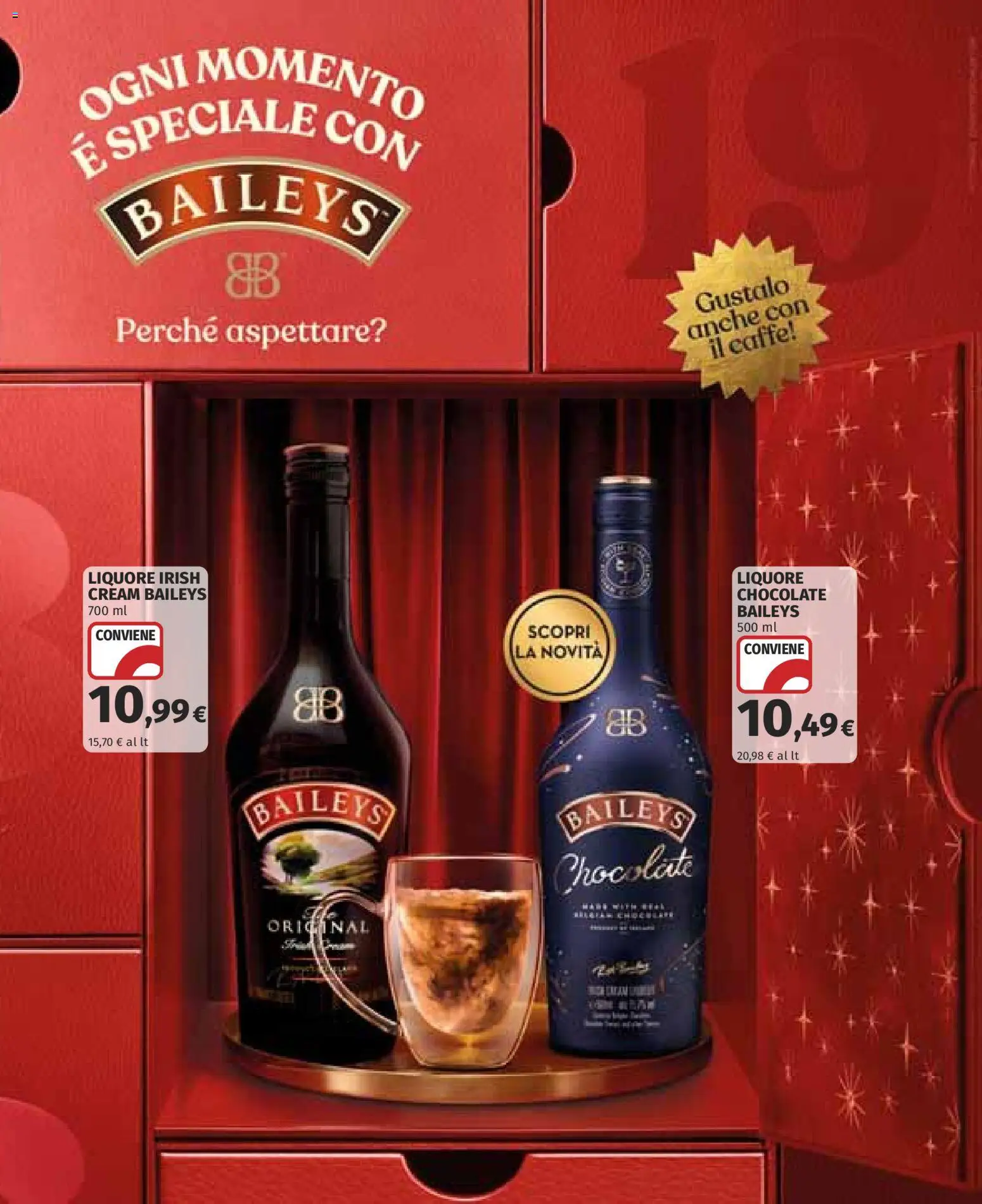 Anteprima dell'opuscolo COOP volantino dal negozio COOP valido da 29/10/2026 - Caffè, Baileys, Liquore