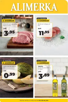 Vista previa del folleto de la tienda Alimerka válido desde el 20/07/2026 