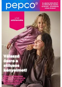 Pepco - Pepco akciós újság megtekintése, amely érvényes 2026.08.27.-től