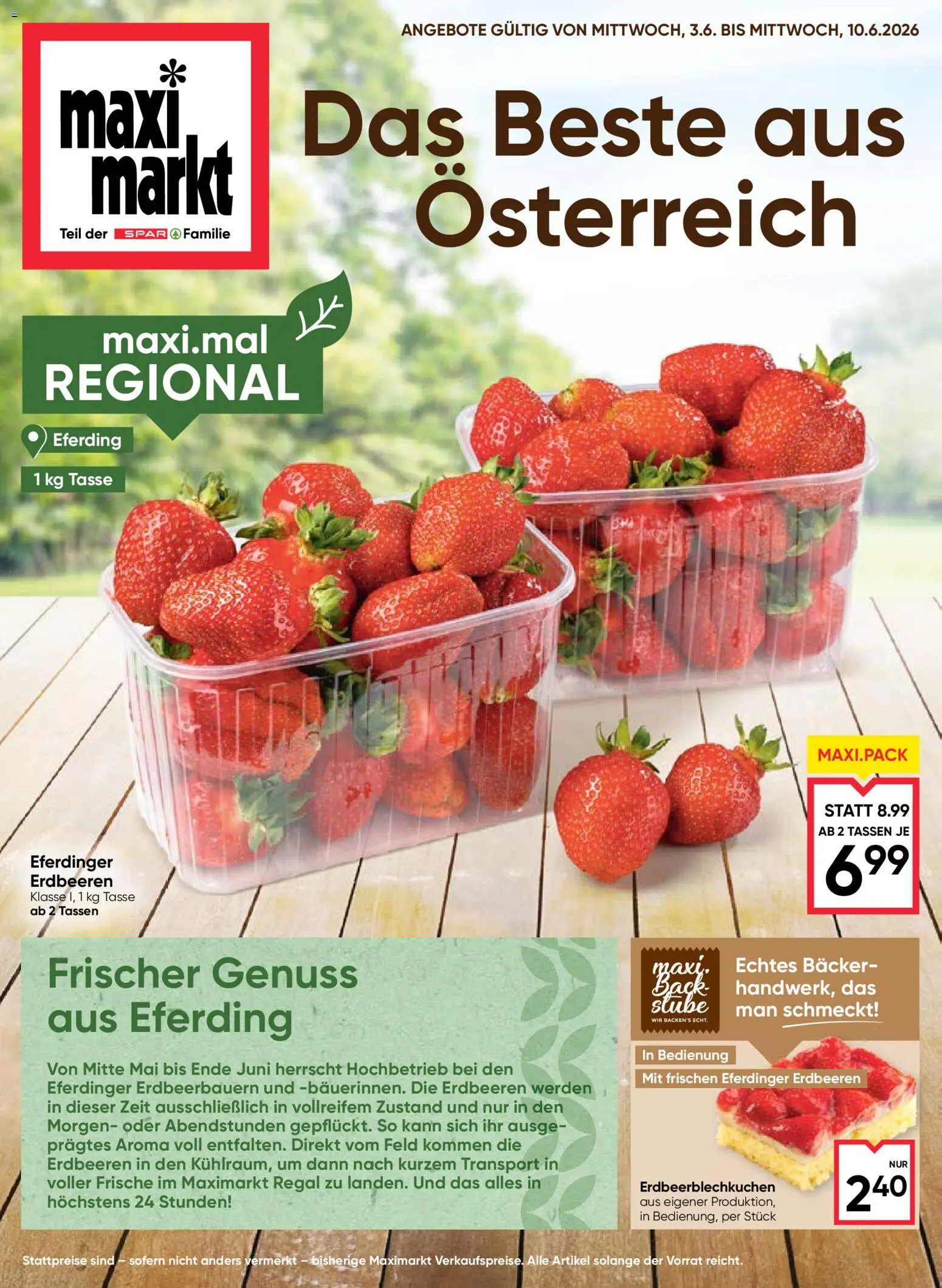 Vorschau der Angebote: Maximarkt Maximarkt - Das Beste aus Österreich gültig ab 03.06.2026