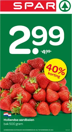 Voorbeeld van Spar folder van winkel Spar geldig vanaf 02-07-2026