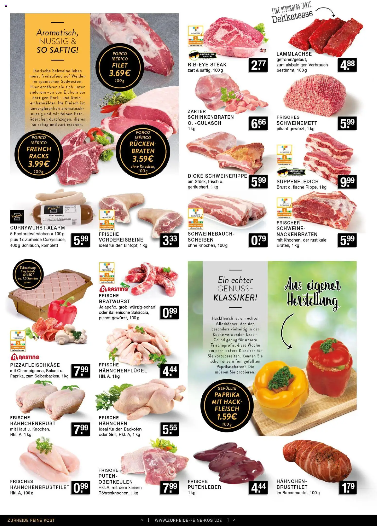 Vorschau von dem Prospekt des Geschäftes Edeka Zurheide, gültig ab dem 07.09.2026 - Küche, Steak, Gulasch, Backofen, Fleisch, Hackfleisch, Schweinebauch, Suppenfleisch