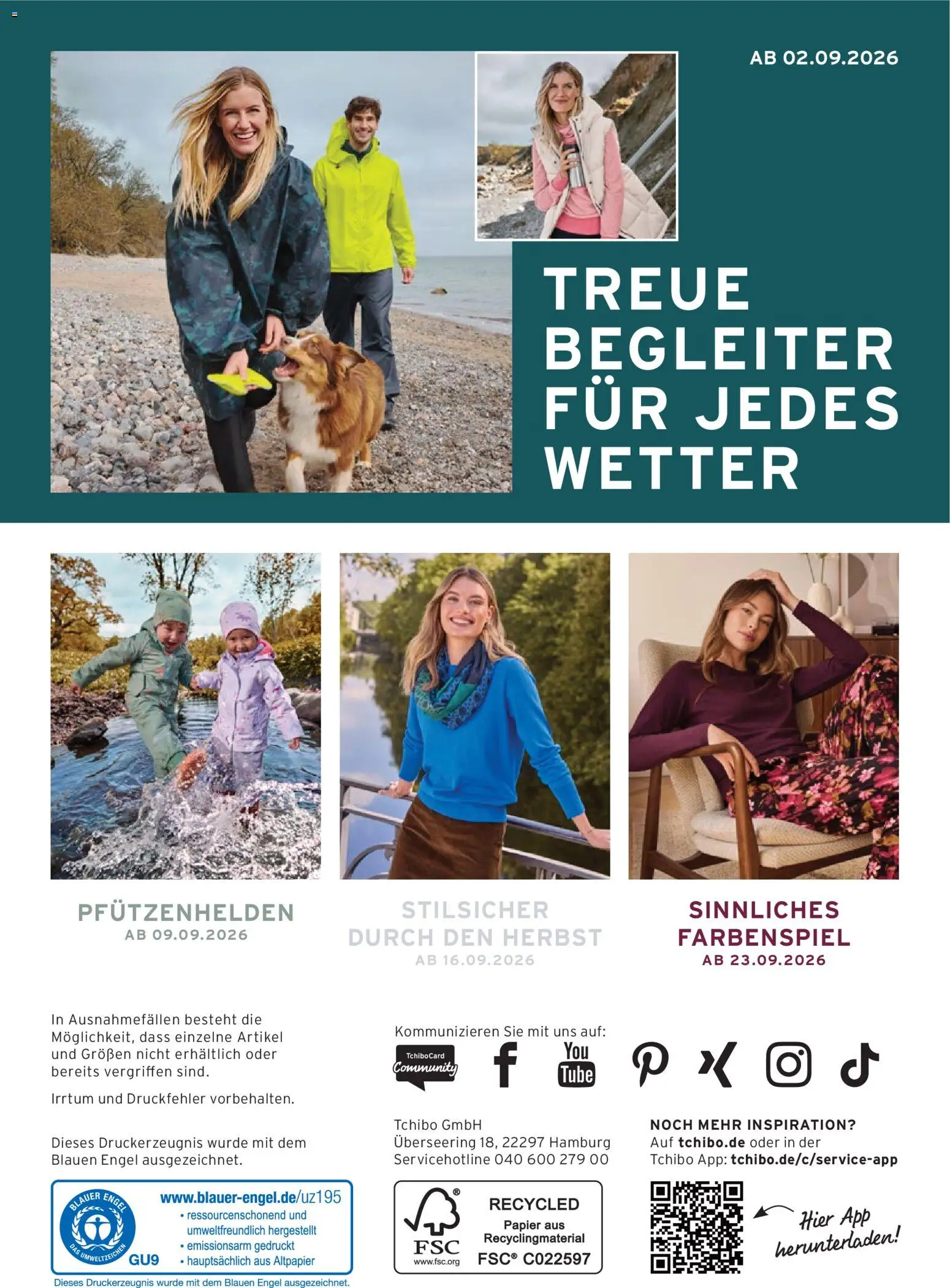 Vorschau von dem Prospekt des Geschäftes Tchibo, gültig ab dem 26.08.2026