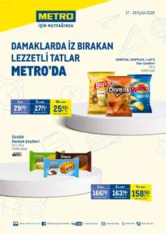 Metro Metro - Damaklarda İz Bırakan Lezzetli Tatlar Metro'da 17.09.2026 - Broşürünün önizlemesi
