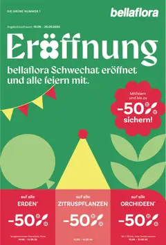 Vorschau der Angebote: bellaflora bellaflora Eröffnung Schwechat gültig ab 10.09.2026