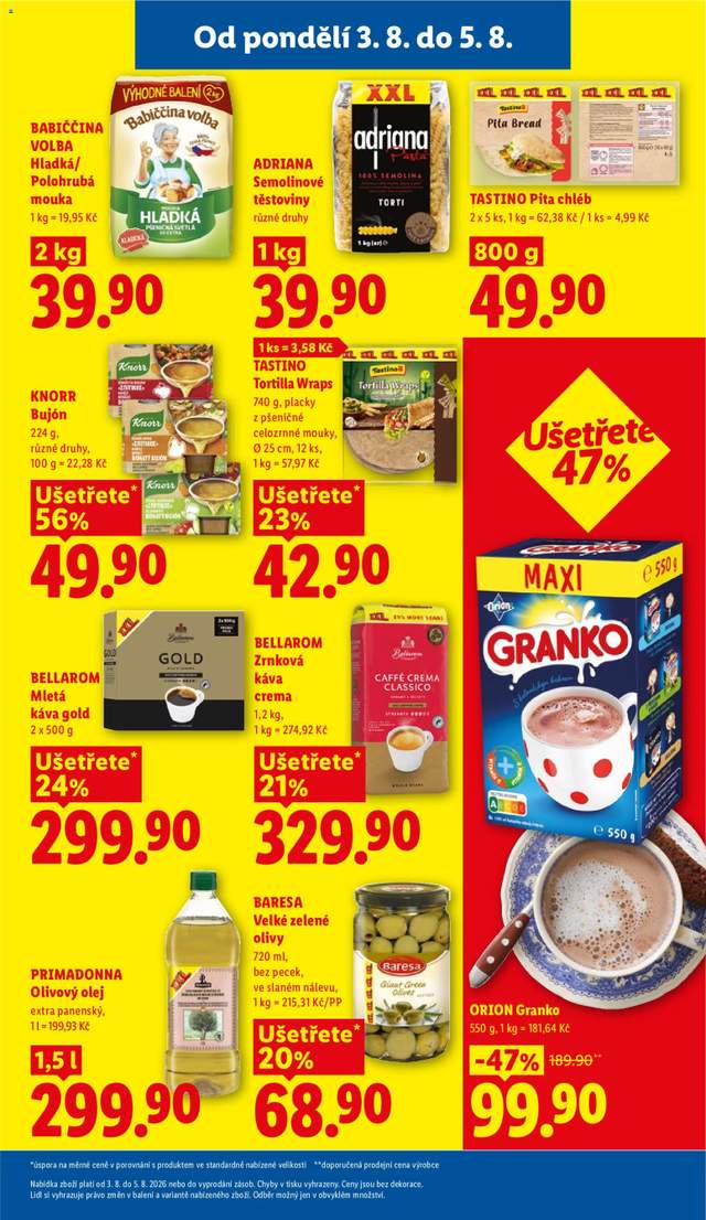 Nový Lidl leták od 03.08.