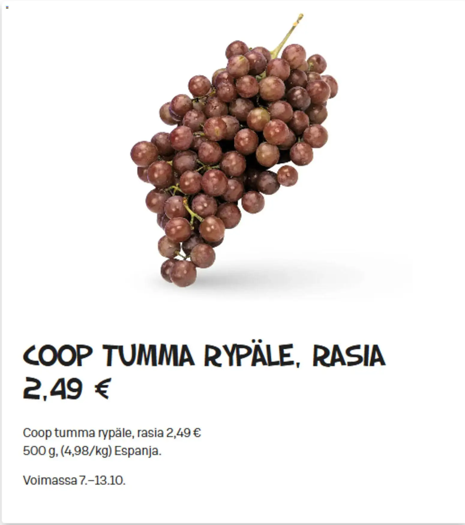 Kaupan Alepa Alepa tarjoukset esikatselu, voimassa 07/10/2026